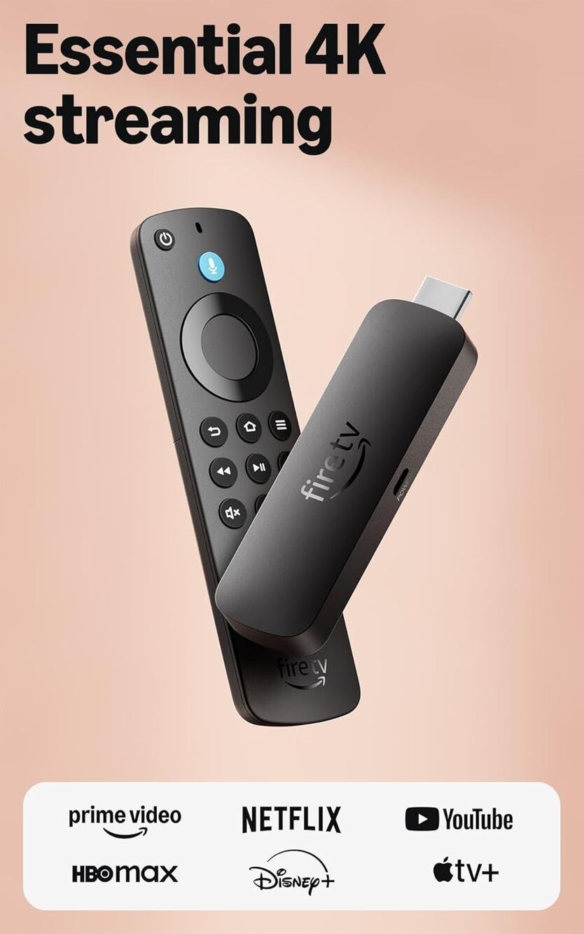 Amazon Fire TV Stick 4K (2024) WiโFi 6 Streaming Media Player with Alexa Remote